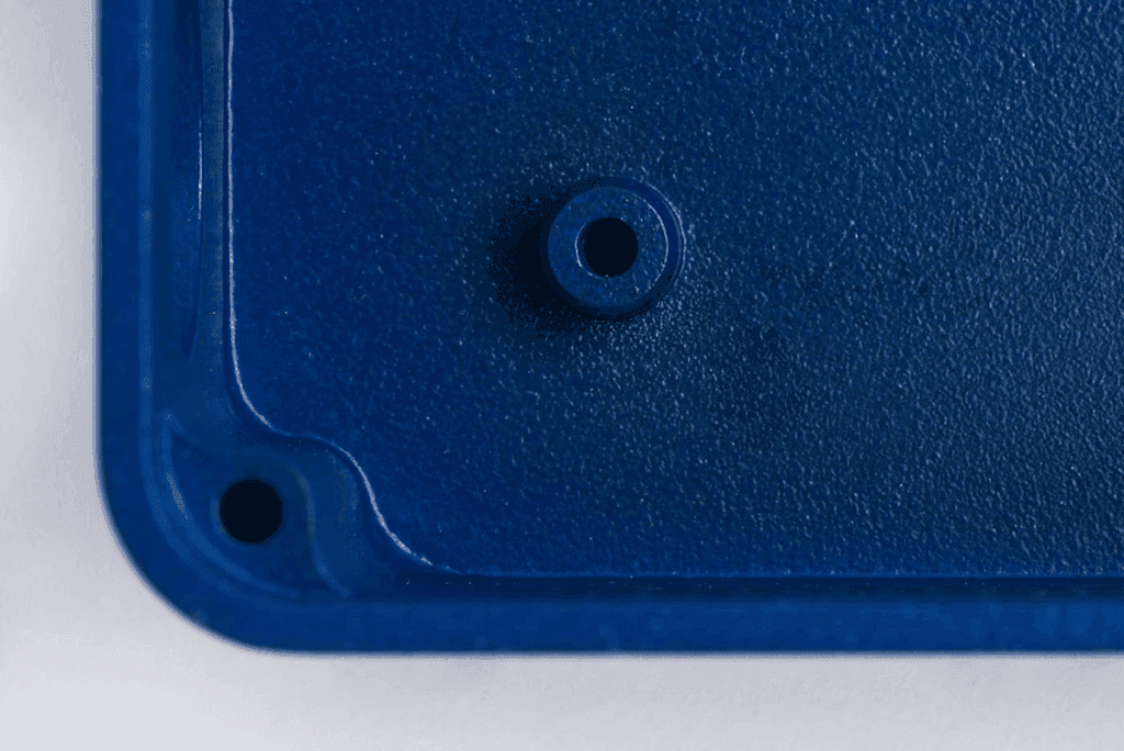 Powder coated finish