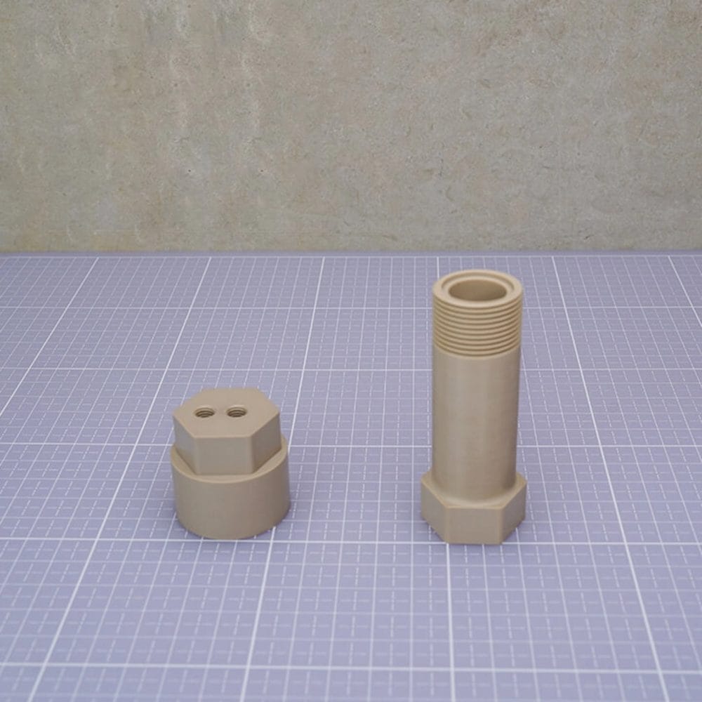CNC machined PEEK part