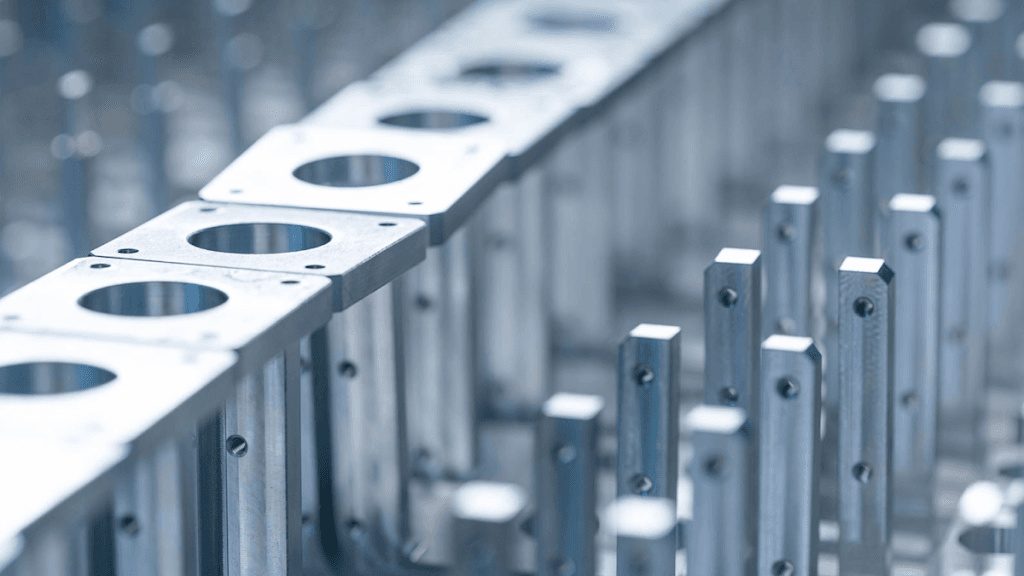 Production run of CNC machined parts